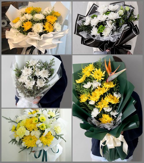 广东梅州市丰顺县黄金镇黄金村白事花束代送